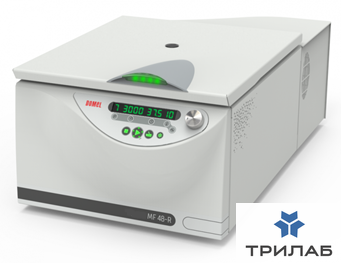 Центрифуга 12600 об/мин, 20800 g, 4×400 или 6х100 мл, с охлаждением, без ротора, MF48-R Awel, Domel