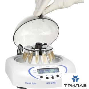 Центрифуга–вортекс 6000 об/мин, 2350g, 12х1,5/2 мл, 12х0,5/0,2 мл, ротор R-1.5 и ротор R-0.5/0.2, Му