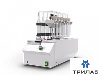 Прибор для кислотного гидролиза жиров, 6 мест, полуавтоматический, HydrolExH-506, Buchi
