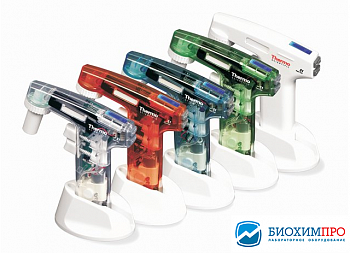 Дозатор пипеточный электрический, 1-100 мл, 8 скоростей, S1, голубой корпус, Thermo FS