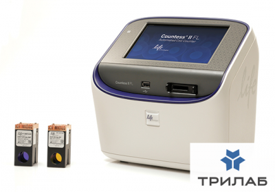 Счетчик и анализатор жизнеспособности клеток, 4-60 мкм, Countess II FL Automated Cell Counter, Therm