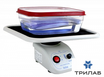 Мини-шейкер, 3D-волнообразное движение, угол наклона 7°, до 60 об/мин, 3D, Biosan BS-010151-AAG