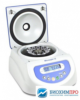 Центрифуга 14500 об/мин, 12400g, 12х1,5/2 мл, 12 спин-колонок, Microspin 12, Biosan