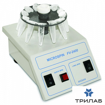 Центрифуга-вортекс 2800 об/мин, 500g, 12х1,5/2 мл, 12х0,5/0,2 мл, ротор R-1.5M и ротор R-0.5/0.2M, М