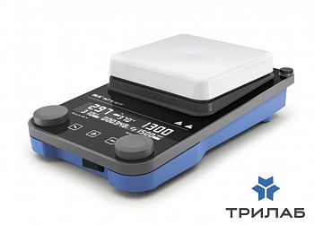 Мешалка магнитная, объём по воде 20 л, платформа 137×137 мм, нагрев до 310 °С, 50-1500 об/мин, RCT 5