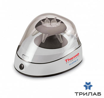 Центрифуга 6000 об/мин, 2000g, 6х1,5/2 мл и 16х0,2 мл, адаптеры 0,5 мл, MySPIN 6, Thermo FS (22105; 